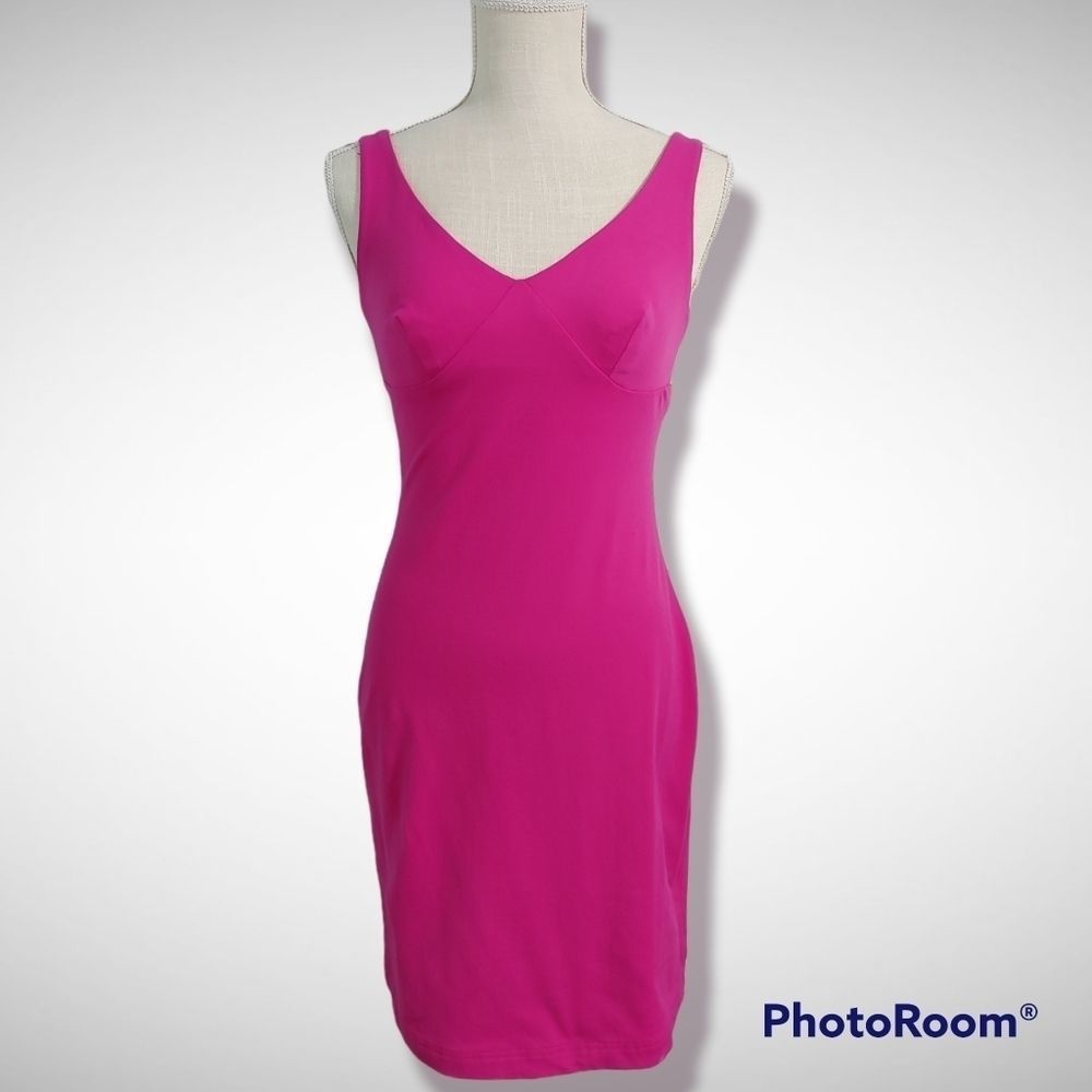 Moda International size xsmall fushia sleeveless bodycon dress